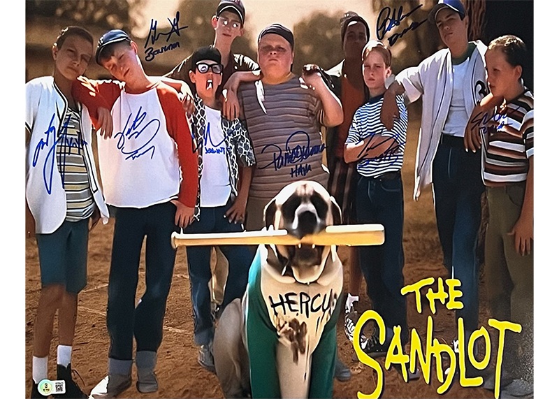 The Sandlot Cast Signed 16x20 Photo Autographed 8 Actors Beckett