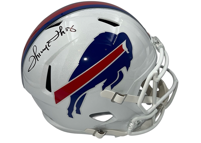 Thurman Thomas Signed Buffalo Bills Speed Full Size Helmet Beckett
