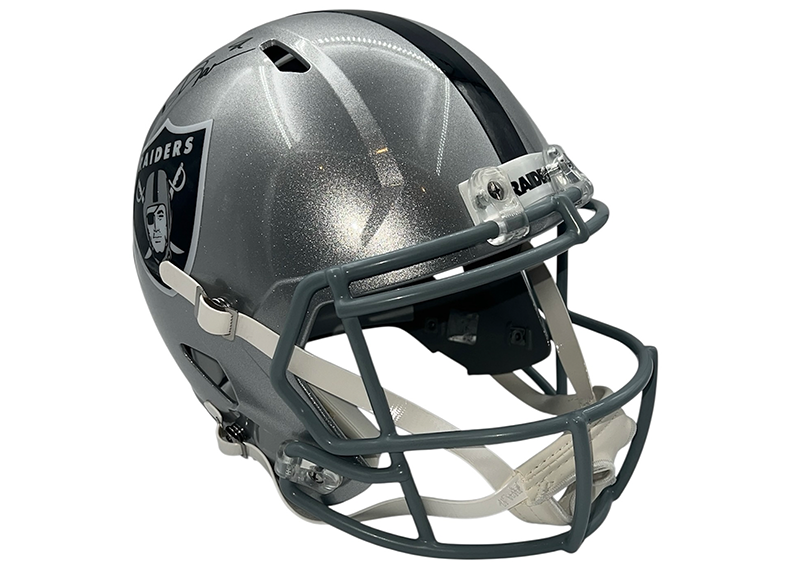 Tim Brown Signed Las Vegas Raiders Speed Full Size Football Helmet fanatics