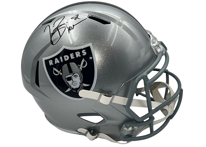 Tim Brown Signed Las Vegas Raiders Speed Full Size Football Helmet fanatics