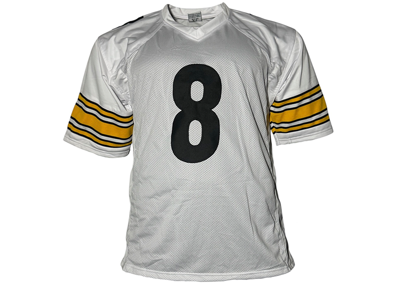 Tommy Maddox Signed Pittsburgh White Football Jersey Beckett