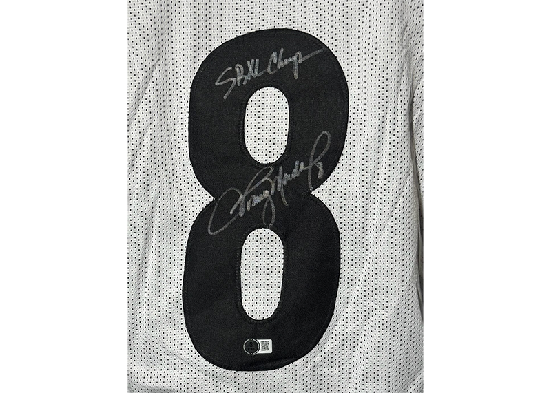 Tommy Maddox Signed Pittsburgh White Football Jersey Beckett
