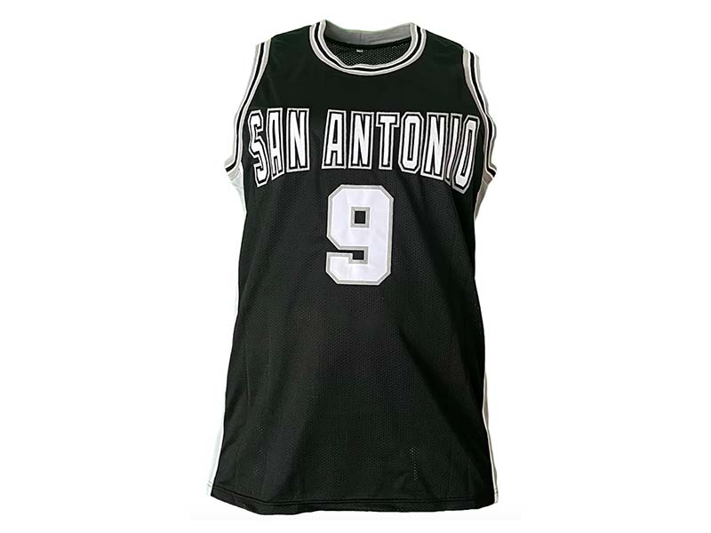 Tony Parker Signed San Antonio Black Basketball Jersey Beckett