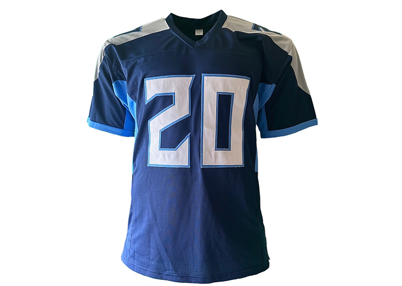 Tony Pollard Signed Tennessee Blue Football Jersey Beckett