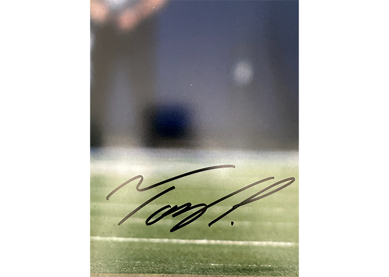 Tony Pollard Signed Dallas Cowboys 16x20 Photo JSA