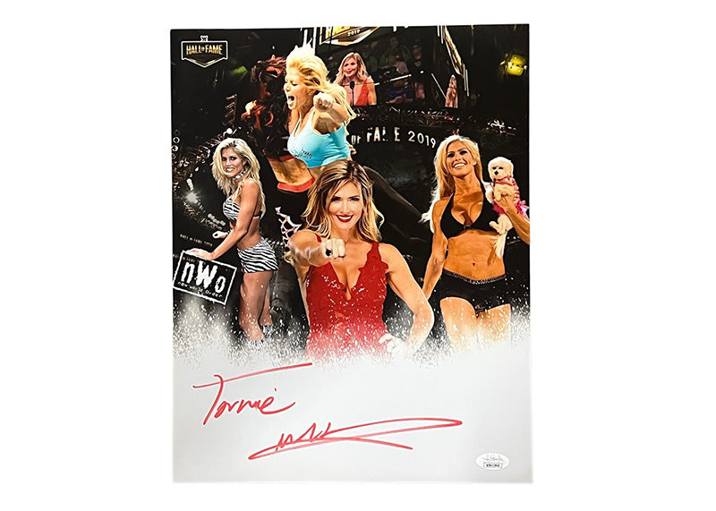 Torrie Wilson Signed 11x14 WWE Wrestling Photo JSA