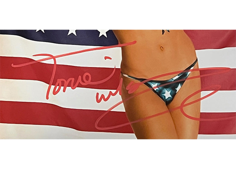 Torrie Wilson Signed 11x14 WWE Wrestling Photo JSA