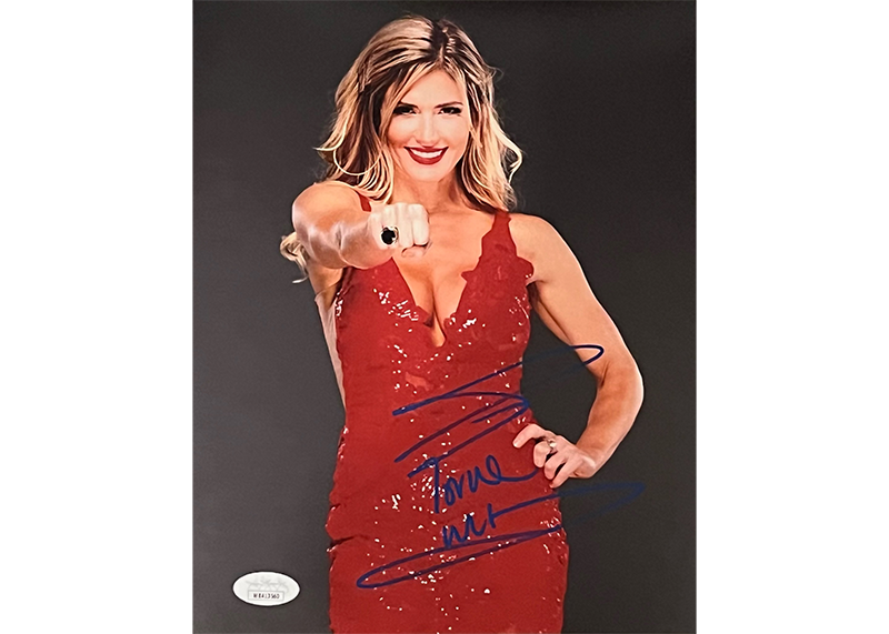 Torrie Wilson Signed 8x10 WWE Wrestling Photo JSA