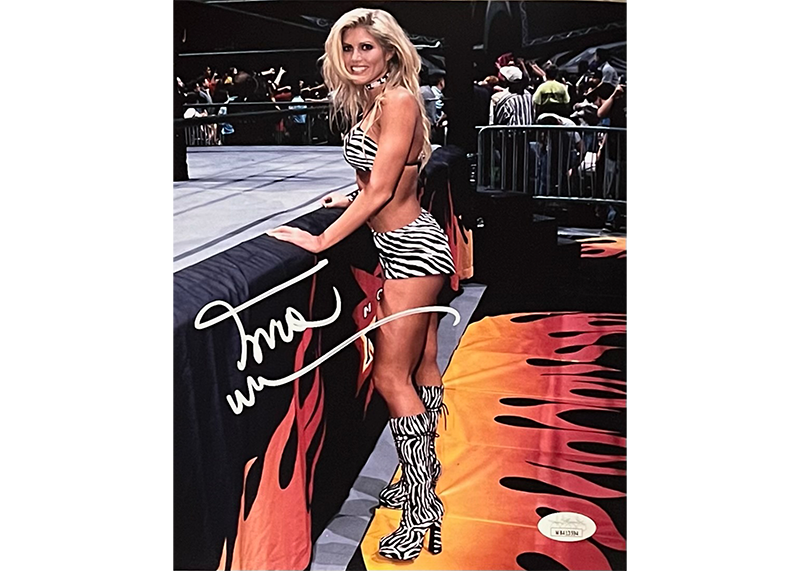 Torrie Wilson Signed 8x10 WWE Wrestling Photo JSA