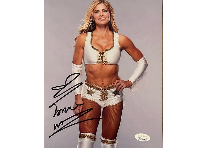 Torrie Wilson Signed 8x10 WWE Wrestling Photo JSA