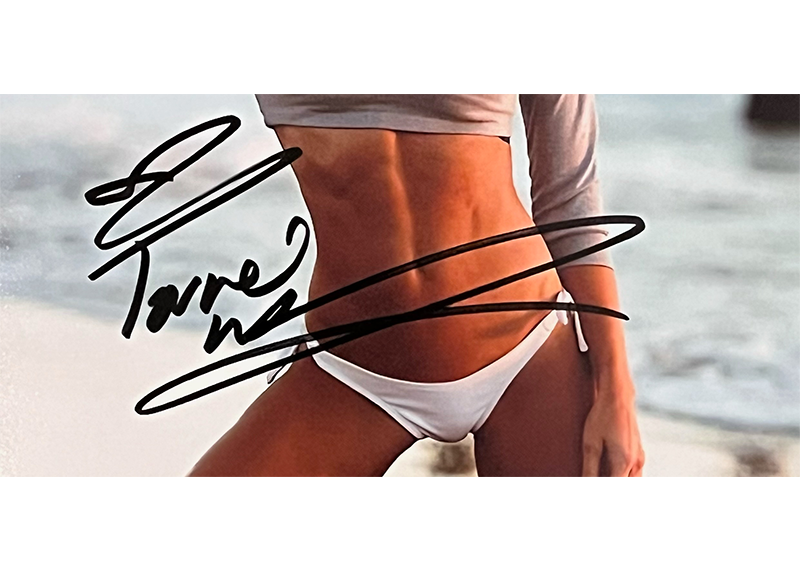 Torrie Wilson Signed 8x10 WWE Wrestling Photo JSA
