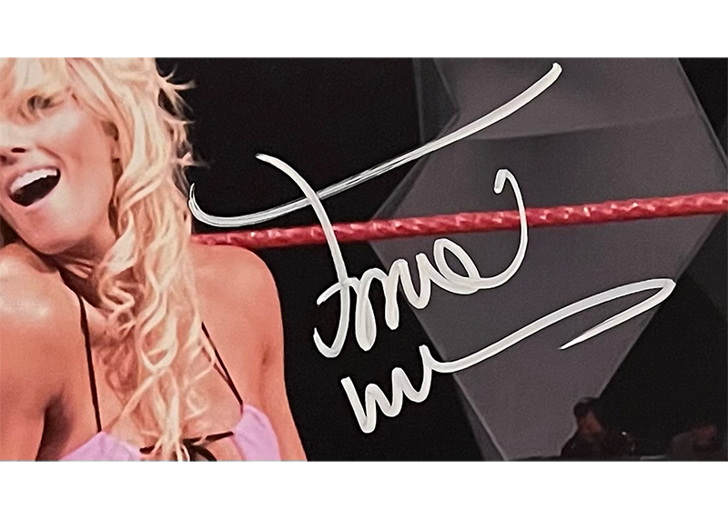 Torrie Wilson Signed 8x10 WWE Wrestling Photo JSA