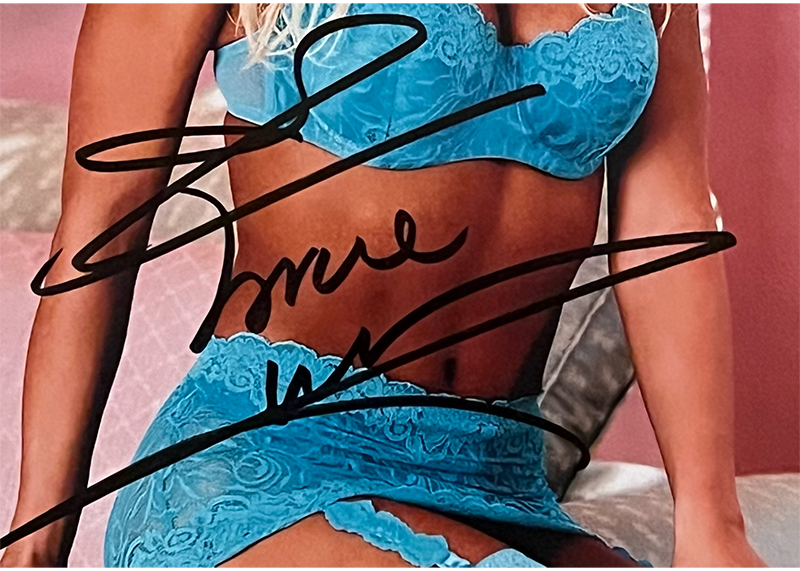 Torrie Wilson Signed 8x10 WWE Wrestling Photo JSA