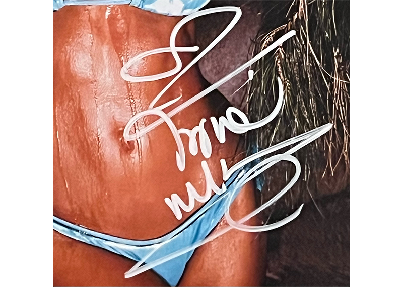 Torrie Wilson Signed 8x10 WWE Wrestling Photo JSA
