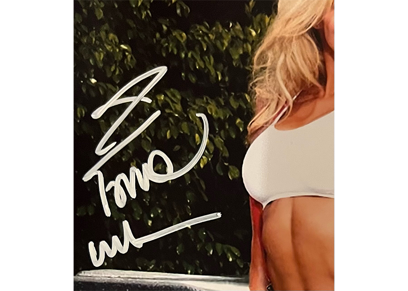 Torrie Wilson Signed 8x10 WWE Wrestling Photo JSA