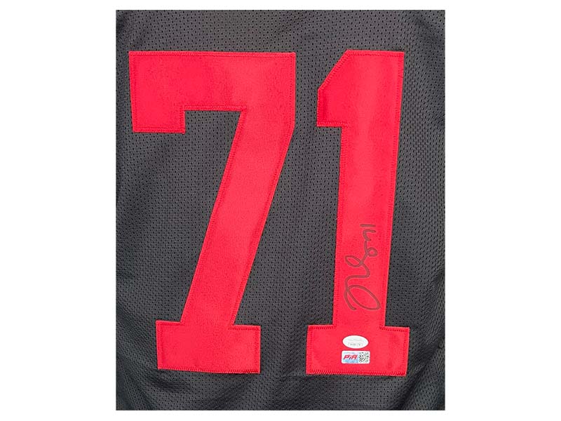 Trent Williams Autographed Custom Black Football Jersey JSA