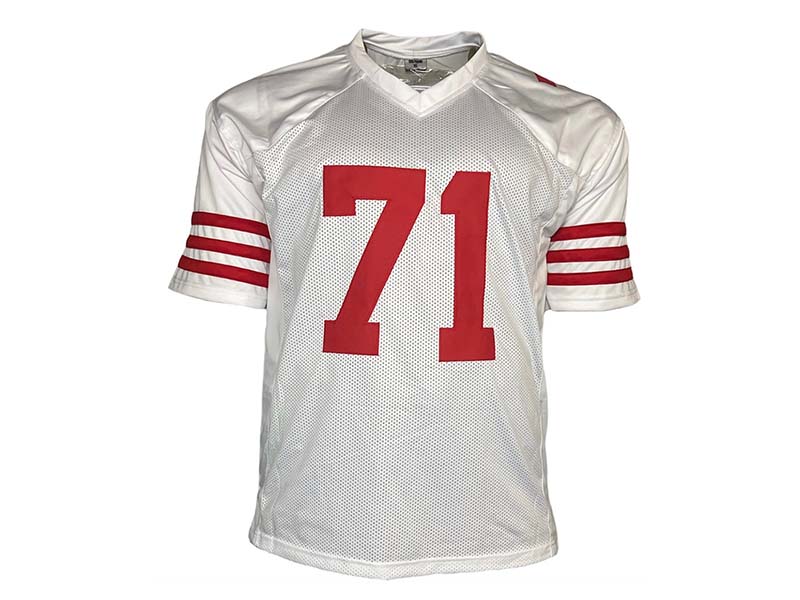 Trent Williams Autographed San Francisco White Football Jersey JSA