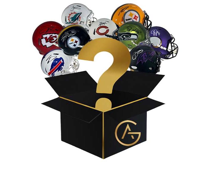 Triple Hit Mini Helmet Mystery Box Guaranteed Hit