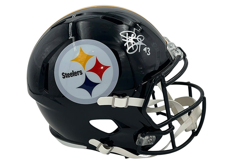 Troy Polamalu Signed Pittsburgh Steelers Speed Full Size Football Helmet JSA