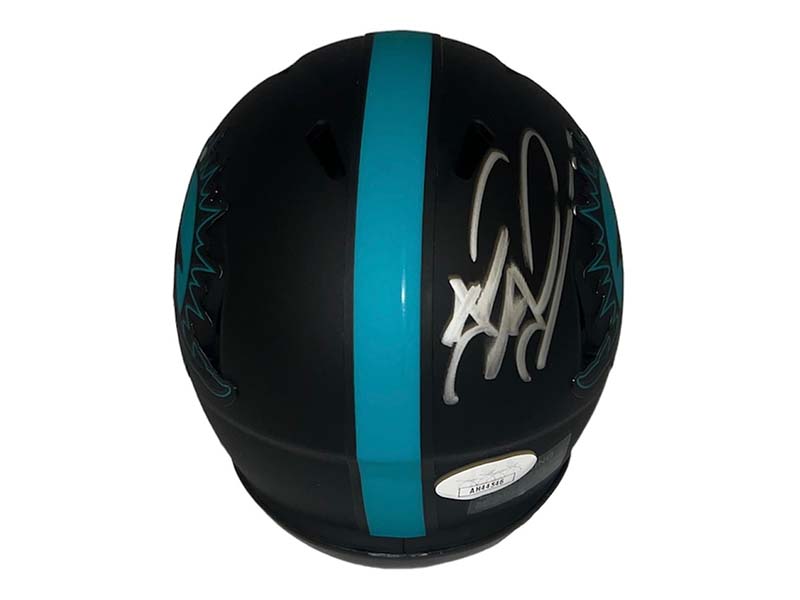 Tua Tagovailoa Signed Miami Dolphins Eclipse Mini Football Helmet (JSA)