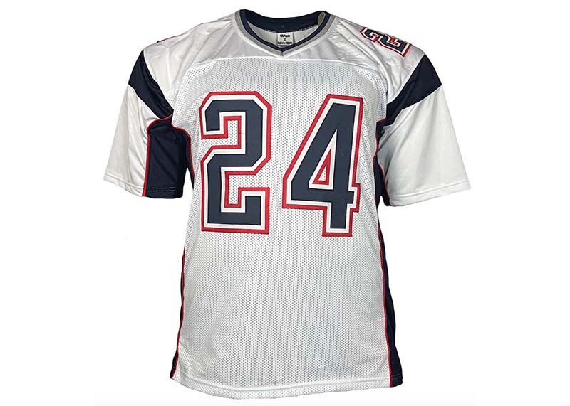 Ty Law Signed Custom White Football Jersey JSA