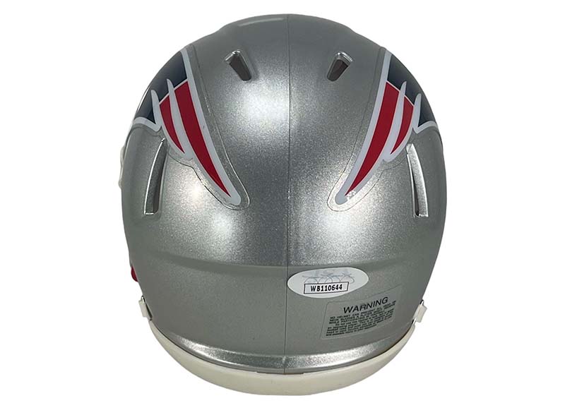 Ty Law signed New England Patriots Speed Mini Helmet JSA