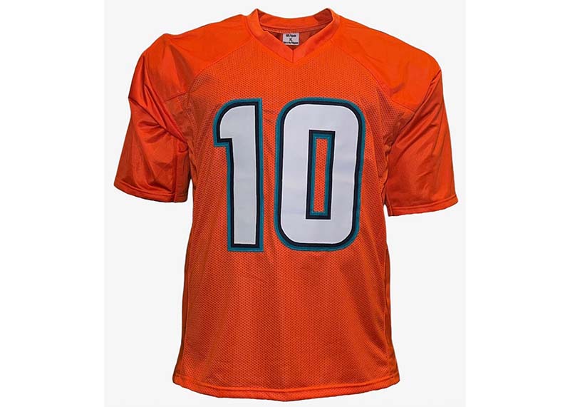 Tyreek Hill Autographed Custom Orange Football Jersey Beckett