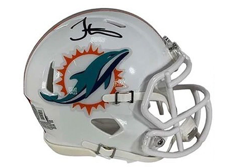 Tyreek Hill Autographed Miami Dolphins Mini Football Helmet (Beckett)