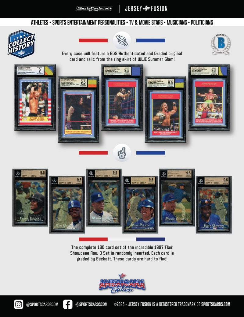 Americana Edition Box - (1) Graded/Autograph/Word or Material Item Per Box