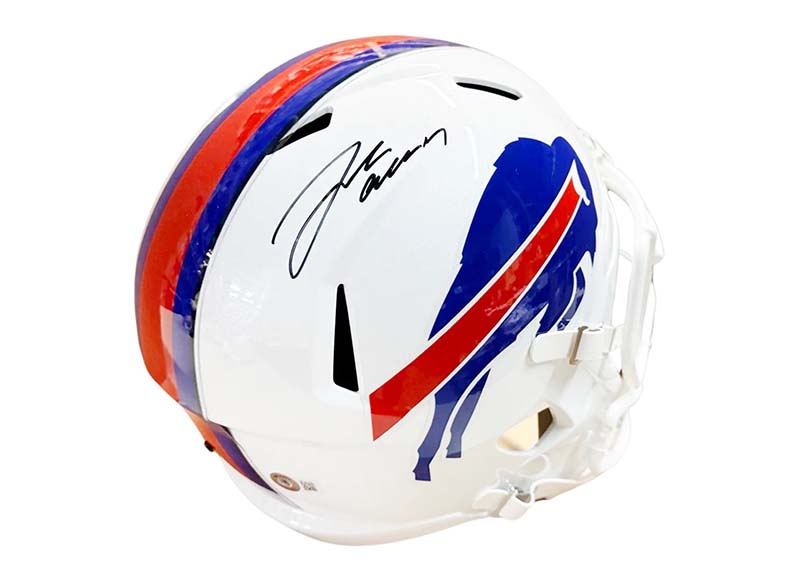 Josh Allen Signed Buffalo Bills Speed FS Replica Football Helmet (Beckett)