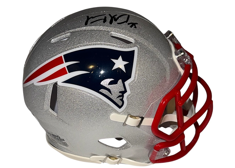 Vince Wilfork Signed New England Patriots Speed Mini Helmet JSA