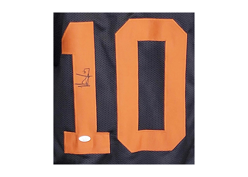 Vince Young Autographed Texas College Black Football Jersey (JSA)