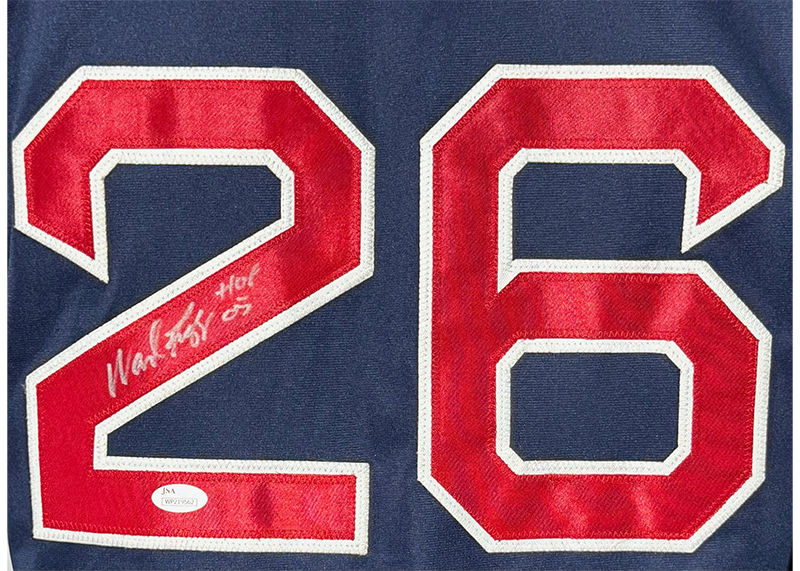 Wade Boggs Signed Boston Navy Baseball Jersey JSA