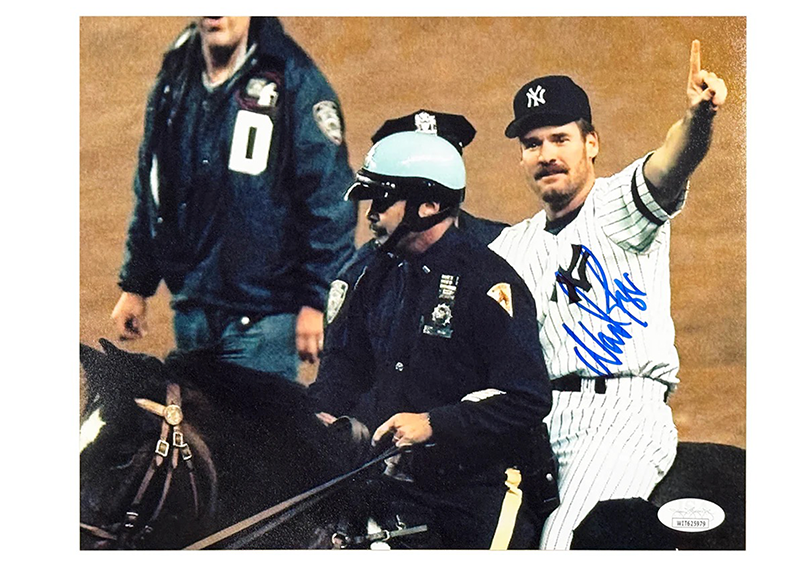 Wade Boggs Signed New York Baseball 16x20 Photo JSA