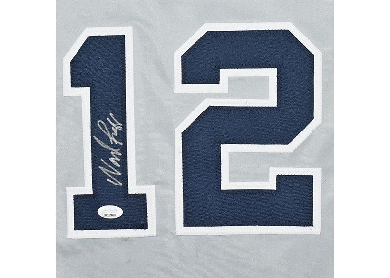 Wade Boggs Signed New York Custom Grey Baseball Jersey JSA