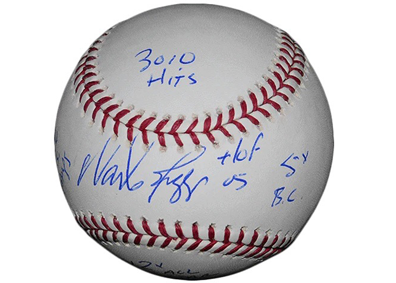 Wade Boggs Signed Official Major League Baseball (JSA) With 5 inscriptions