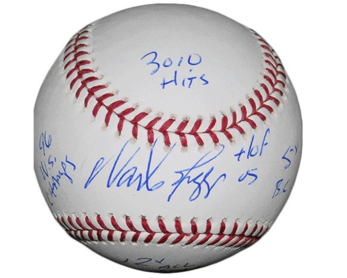 Wade Boggs Signed Official Major League Baseball (JSA) With 5 inscriptions