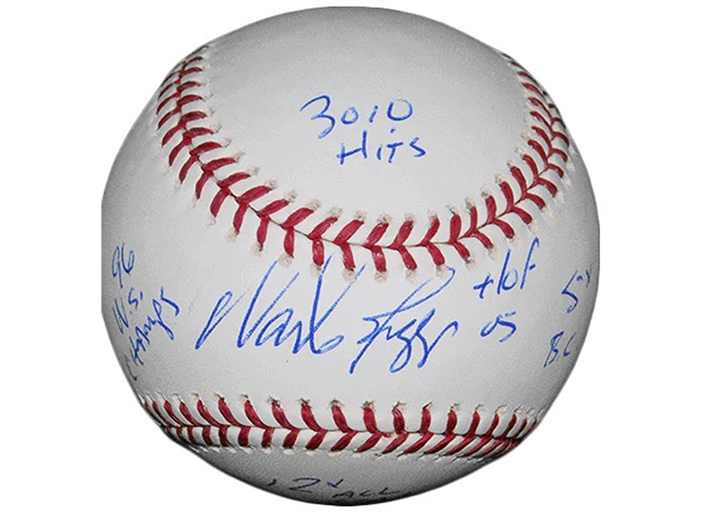 Wade Boggs Signed Official Major League Baseball (JSA) With 5 inscriptions