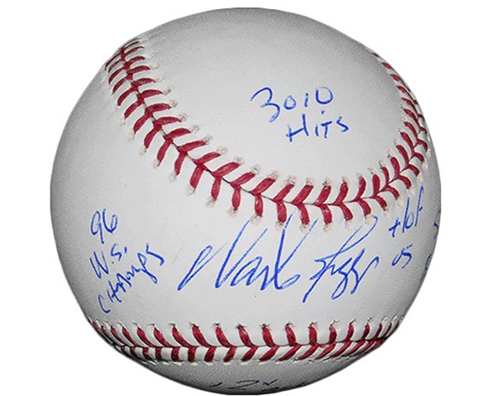 Wade Boggs Signed Official Major League Baseball (JSA) With 5 inscriptions