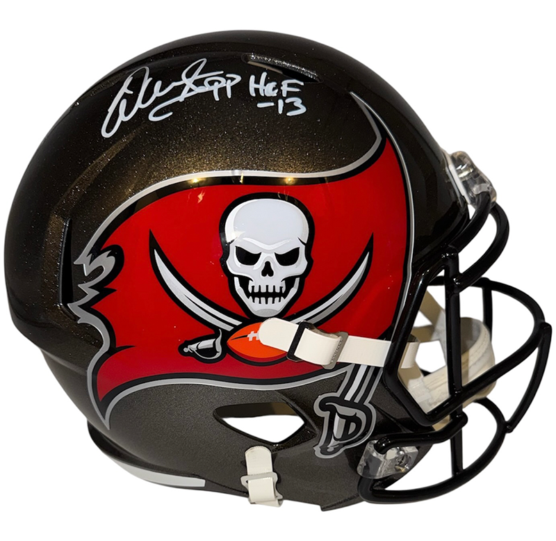 Warren Sapp Signed Tampa Bay Buccaneers Full Size Speed Helmet Beckett