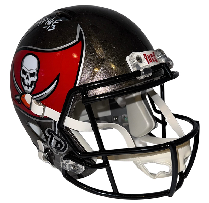 Warren Sapp Signed Tampa Bay Buccaneers Full Size Speed Helmet Beckett