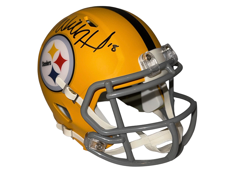 Will Howard Signed Pittsburgh Steelers ALT Speed Mini Helmet JSA