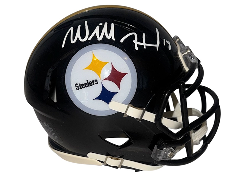 Will Howard Signed Pittsburgh Steelers Speed Mini Helmet JSA
