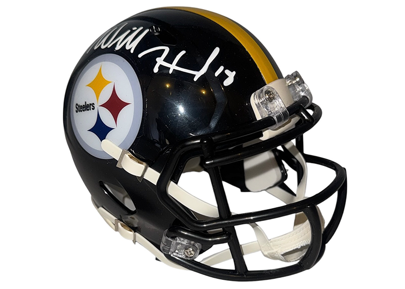 Will Howard Signed Pittsburgh Steelers Speed Mini Helmet JSA