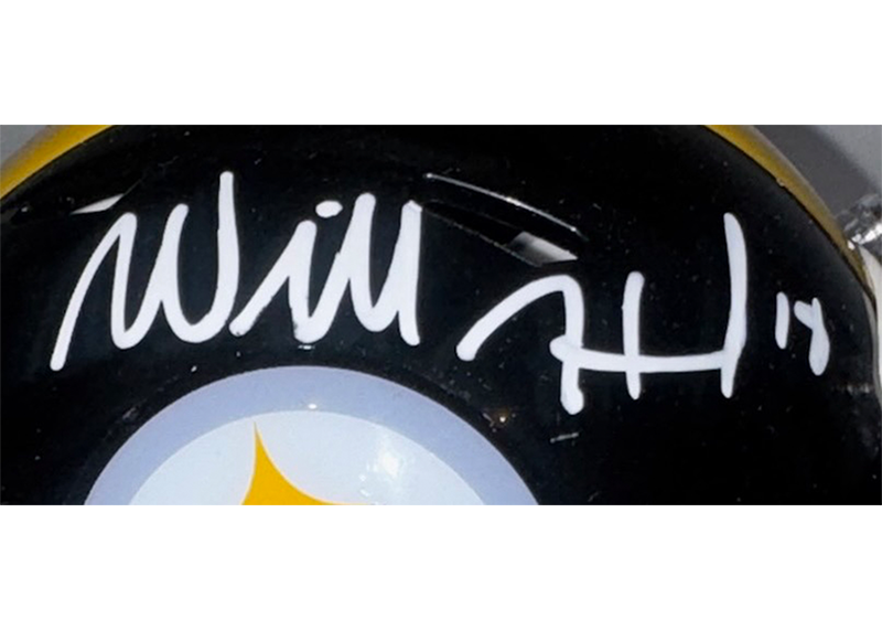 Will Howard Signed Pittsburgh Steelers Speed Mini Helmet JSA