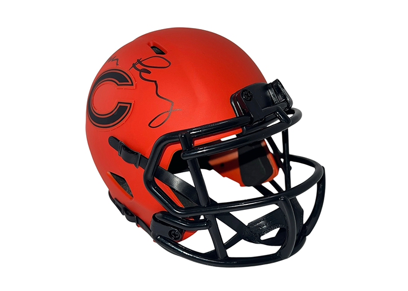 William Perry Signed Chicago Bears Rave Mini Helmet Beckett