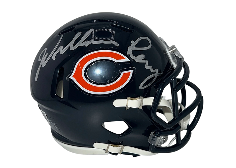 William Perry Signed Chicago Bears Speed Mini Helmet Beckett