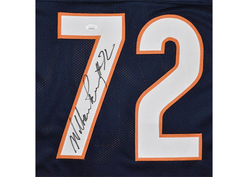 William Perry Signed Custom Blue Football Jersey (JSA)