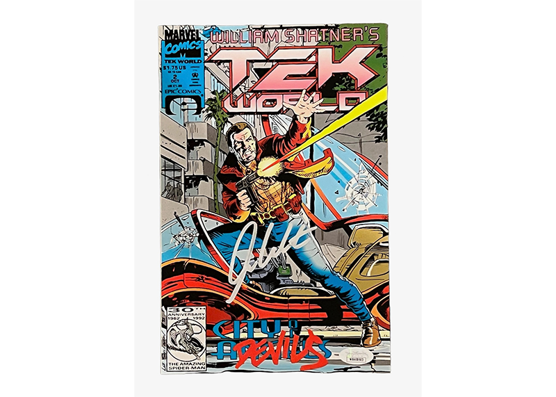 William Shatner Signed TekWorld Marvel Comic JSA Authenticated