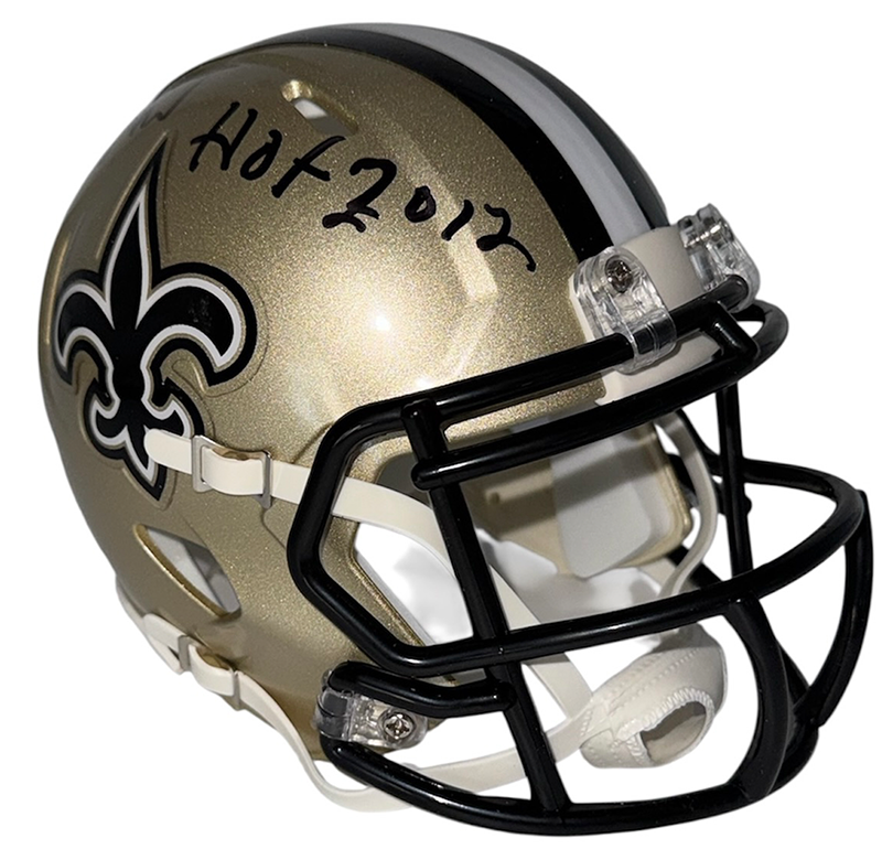 Willie Roaf Signed New Orleans Saints Speed Mini Helmet JSA